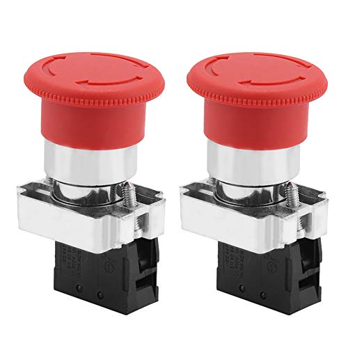 2pcs Red Notopp -Schaltertaste 22 Mm, Toller Ersatz, Schraubenfixierung, Kompakte Struktur, Schnell Arbeiten 2pcs Red Notopp -Schaltertaste 22 Mm, Toller Ersatz, Schraubenfixierung, Kompakte Struktur, Schnell Arbeiten von RIZGHWOY