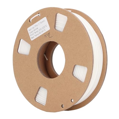 Flexibler TPU -Filament Hohe Präkiozes 95A Soft 3D -Drucker Verbraucher für Schuhe, Geräte, weiß 1 Roll DIY -Projekte Flexibler TPU -Filament Hohe Präkiozes 95A Soft 3D -Drucker Verbraucher für Schuhe, Geräte, weiß 1 Roll DIY -Projekte von RIZGHWOY