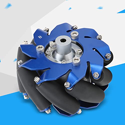 Hochwertiges 4-Zoll-Macanum-Rad Links Aluminium mit TPU-Gummiwalzen, Reibungsloser Betrieb für Industrie-Robotik Hochwertiges 4-Zoll-Macanum-Rad Links Aluminium mit TPU-Gummiwalzen, Reibungsloser Betrieb für Industrie-Robotik von RIZGHWOY