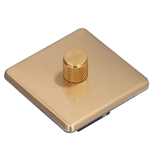 LED Dimmer Switch Eleganter Kratzerdestellter Dimmerschalter für Home -Verwendung AC220V (Monodimentales Licht) von RIZGHWOY