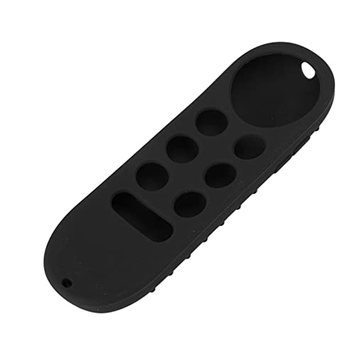 Langlebige Silikonfernbedienungsschutzabdeckung für Chromecast mit TV, Einfache Installation für den Familiengebrauch (Black) von RIZGHWOY