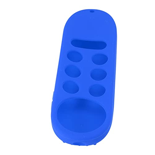 Langlebige Silikonfernbedienungsschutzabdeckung für Chromecast mit TV, Einfache Installation für den Familiengebrauch (Blue) von RIZGHWOY