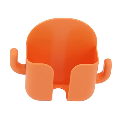 RIZGHWOY Wandmontage Mobiltelefonhalter Praktische Selbstklebende Ladung Telefonhalter für Home Office, Kleber Wandhalterung für Küche, Wohnzimmer, ABS -Material (ORANGE) von RIZGHWOY