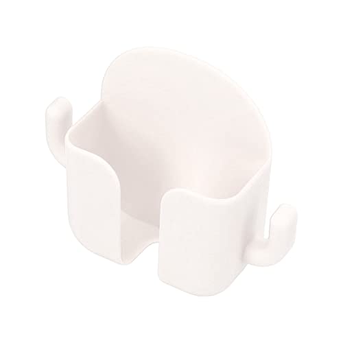 RIZGHWOY Wandmontage Mobiltelefonhalter Praktische Selbstklebende Ladung Telefonhalter für Home Office, Kleber Wandhalterung für Küche, Wohnzimmer, ABS -Material (White) von RIZGHWOY