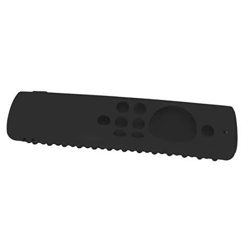 Weiche Silikonfernbedienung für Fire TV Stick Lite mit Waschbarem Material, Hautfreundlicher Fernschutzgehäuse, Geeignet für und Haustiere (Black) von RIZGHWOY