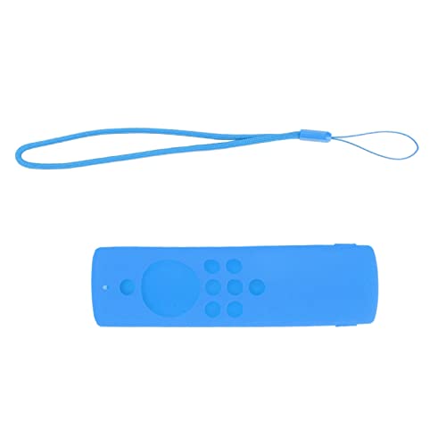 Weiche Silikonfernbedienung für Fire TV Stick Lite mit Waschbarem Material, Hautfreundlicher Fernschutzgehäuse, Geeignet für und Haustiere (Blue) von RIZGHWOY