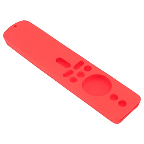 Weiches Silikon -Schutzcover für TV 4K TV mit Nicht -Slip Design, Fernbedienungsbox Easy Installation (Rotes Set) von RIZGHWOY
