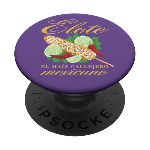 Elote Street Corn Foodie Retro Graphic PopSockets Klebender PopGrip Elote Street Corn Foodie Retro Graphic PopSockets Klebender PopGrip von RJ Threads