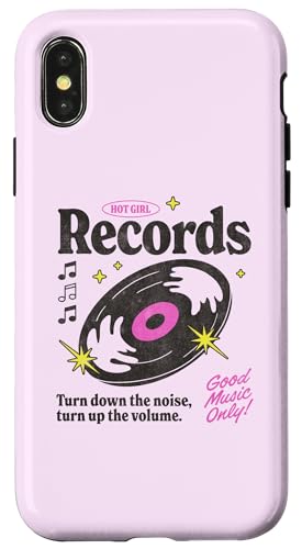 Hot Girl Records Vinyl Music Store Graphic Hülle für iPhone X/XS Hot Girl Records Vinyl Music Store Graphic Hülle für iPhone X/XS von RJ Threads