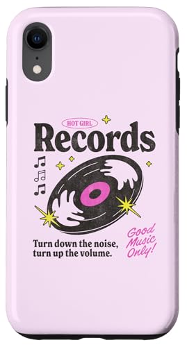 Hot Girl Records Vinyl Music Store Graphic Hülle für iPhone XR Hot Girl Records Vinyl Music Store Graphic Hülle für iPhone XR von RJ Threads
