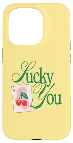 Lucky You Playing Card Cherries Cute Hülle für iPhone 15 Pro Lucky You Playing Card Cherries Cute Hülle für iPhone 15 Pro von RJ Threads
