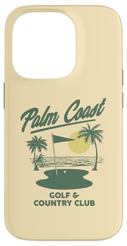 Palm Coast Golf Club Retro Graphic Hülle für iPhone 14 Pro von RJ Threads