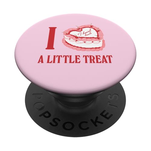 Ripple Junction I Heart a Little Treat Cute Cake Graphic PopSockets Klebender PopGrip Ripple Junction I Heart a Little Treat Cute Cake Graphic PopSockets Klebender PopGrip von RJ Threads
