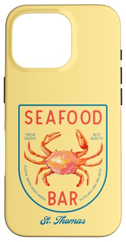 St. Thomas Seafood Bar Tourist Graphic Hülle für iPhone 16 Pro St. Thomas Seafood Bar Tourist Graphic Hülle für iPhone 16 Pro von RJ Threads