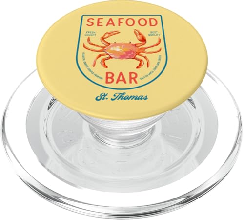 St. Thomas Seafood Bar Tourist Graphic PopSockets PopGrip für MagSafe St. Thomas Seafood Bar Tourist Graphic PopSockets PopGrip für MagSafe von RJ Threads