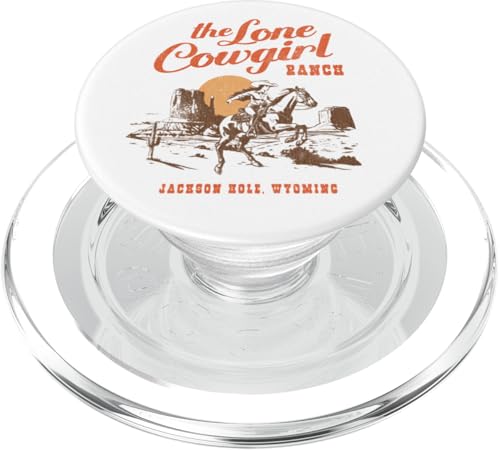 The Lone Cowgirl Ranch Western Graphic PopSockets PopGrip für MagSafe The Lone Cowgirl Ranch Western Graphic PopSockets PopGrip für MagSafe von RJ Threads