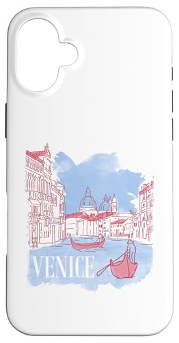 Venice Canals Watercolor Sketch Souvenir Hülle für iPhone 16 Plus Venice Canals Watercolor Sketch Souvenir Hülle für iPhone 16 Plus von RJ Threads
