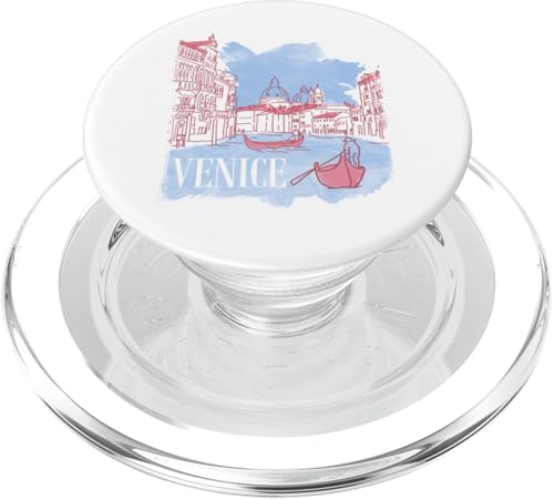 Venice Canals Watercolor Sketch Souvenir PopSockets PopGrip für MagSafe Venice Canals Watercolor Sketch Souvenir PopSockets PopGrip für MagSafe von RJ Threads
