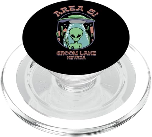 Visit Area 51 Alien Funny Retro Graphic PopSockets PopGrip für MagSafe Visit Area 51 Alien Funny Retro Graphic PopSockets PopGrip für MagSafe von RJ Threads