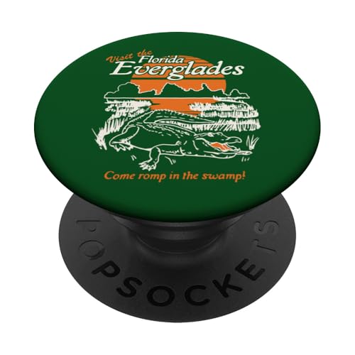 Visit the Florida Everglades Alligator Funny PopSockets Klebender PopGrip Visit the Florida Everglades Alligator Funny PopSockets Klebender PopGrip von RJ Threads