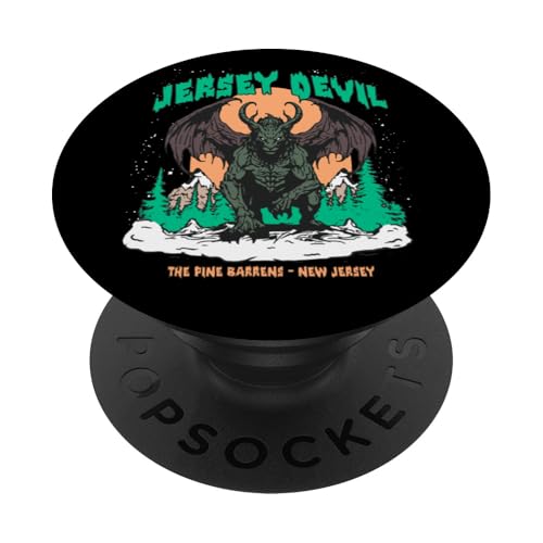 Visit the Jersey Devil Funny Retro Graphic PopSockets Klebender PopGrip Visit the Jersey Devil Funny Retro Graphic PopSockets Klebender PopGrip von RJ Threads