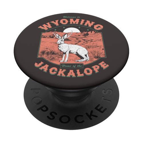 Wyoming Jackalope Cryptid Lustige Retro-Grafik PopSockets Klebender PopGrip Wyoming Jackalope Cryptid Lustige Retro-Grafik PopSockets Klebender PopGrip von RJ Threads