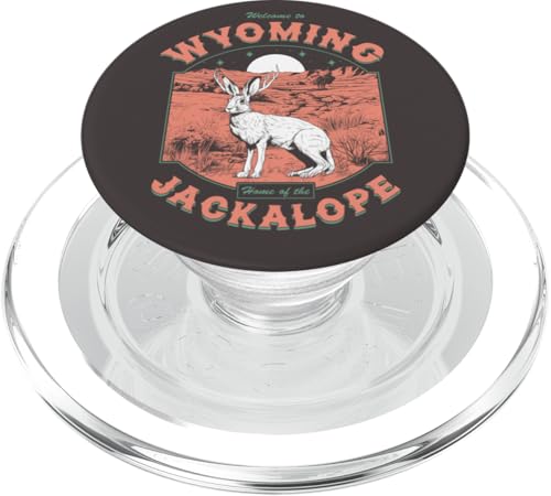 Wyoming Jackalope Cryptid Lustige Retro-Grafik PopSockets PopGrip für MagSafe Wyoming Jackalope Cryptid Lustige Retro-Grafik PopSockets PopGrip für MagSafe von RJ Threads