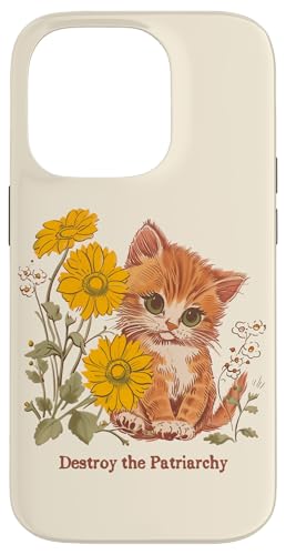 Zerstöre das Patriarchat Süßes Kätzchen Grafik Lustige Katze Hülle für iPhone 14 Pro Zerstöre das Patriarchat Süßes Kätzchen Grafik Lustige Katze Hülle für iPhone 14 Pro von RJ Threads