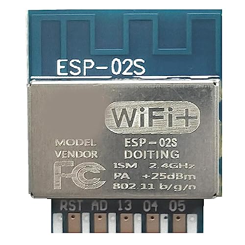 Wi-Fi-Modul ESP-02S TYWE2S Serieller Anschluss an WiFi-Funkmodul Transparente Kompatibel für Smart ESP8266 Übertragung E2C5 mit von RJSQAQE