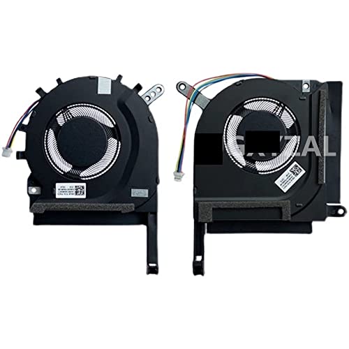 RJXDUPHT Laptop-Lüfter Kompatibel mit FX506HC FX506HE FX506HM FX706HC FX706HE FX706HM FA506QM FA506QR FA706QM FA706QR Kompatibler Ersatz(CPU and GPU Fan) von RJXDUPHT