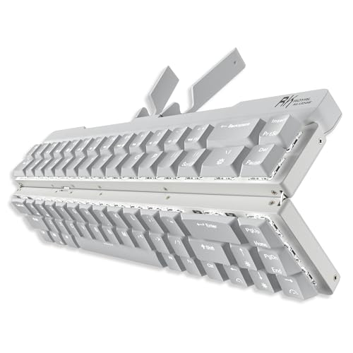 RK ROYAL KLUDGE F68 60% Foldable Low Profile Mechanical Keyboard, Wireless Mechanical Keyboard with Aluminum Body, Built-in Stand Holder, White Backlit, 68 Keys, Tactile Brown Switch RK ROYAL KLUDGE F68 60% Foldable Low Profile Mechanical Keyboard, Wireless Mechanical Keyboard with Aluminum Body, Built-in Stand Holder, White Backlit, 68 Keys, Tactile Brown Switch von RK ROYAL KLUDGE