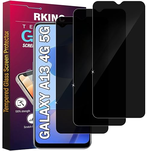 RKINC 3 Stück, Sichtschutz Panzerglas für Samsung Galaxy A13 4G 5G, Anti-Spähen Panzer Schutz Glas HD Displayschutzfolie, 0,33 mm kratzfest, splitterfrei, blasenfre RKINC 3 Stück, Sichtschutz Panzerglas für Samsung Galaxy A13 4G 5G, Anti-Spähen Panzer Schutz Glas HD Displayschutzfolie, 0,33 mm kratzfest, splitterfrei, blasenfre von RKINC