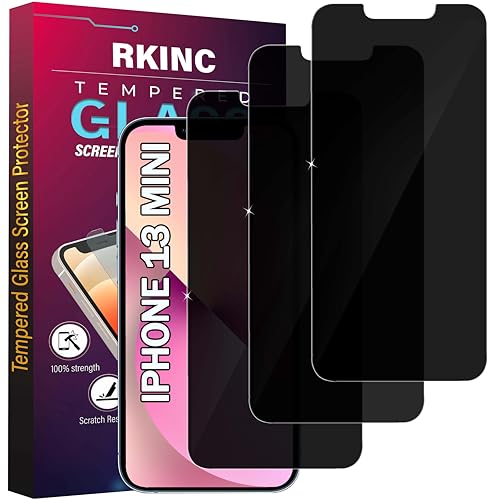 RKINC 3 Stück, Sichtschutz Panzerglas für iPhone 13 Mini 5.4-Inch, Anti-Spähen Panzer Schutz Glas HD Displayschutzfolie, 0,33 mm kratzfest, splitterfrei, blasenfre RKINC 3 Stück, Sichtschutz Panzerglas für iPhone 13 Mini 5.4-Inch, Anti-Spähen Panzer Schutz Glas HD Displayschutzfolie, 0,33 mm kratzfest, splitterfrei, blasenfre von RKINC