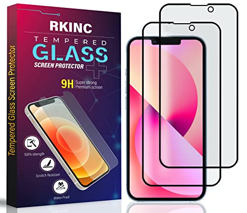 RKINC Panzer Schutz Glas [2 Stück] für iPhone 14 Pro Max 6.7-Inch, Matt Hartglasfolie Displayschutzfolie, [Anti-Glare][lebenslangeGarantie][kratzfest][splitterfrei][blasenfrei] von RKINC