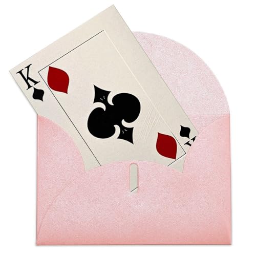 RKJVB Grußkarte für Damen und Herren, Pik K Poker, Geburtstagskarten mit Umschlägen, 15 x 9,9 cm, süße Karten, blanko, Grußkarten für Party, Büro, Feiern, Veranstaltung, Einladungsbrief RKJVB Grußkarte für Damen und Herren, Pik K Poker, Geburtstagskarten mit Umschlägen, 15 x 9,9 cm, süße Karten, blanko, Grußkarten für Party, Büro, Feiern, Veranstaltung, Einladungsbrief von RKJVB