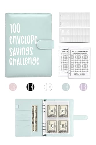 Money Saver Budget Binder Book with Numbers Pouches, Money Envelopes Saving Challenge Budget Binder, 100 Days A5 Money Envelopes Budget Binder for Cash Saving $5.050 Blue Money Saver Budget Binder Book with Numbers Pouches, Money Envelopes Saving Challenge Budget Binder, 100 Days A5 Money Envelopes Budget Binder for Cash Saving $5.050 Blue von RKXQT