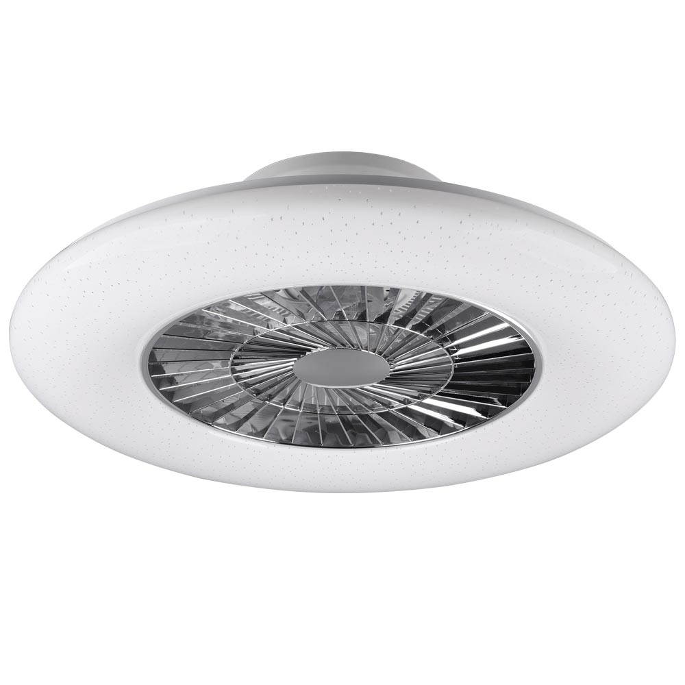 LED Deckenventilator, Sterneneffekt , Fernbedienung, 75 cm, VISBY von RL