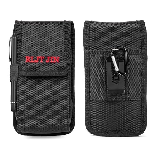 Strapazierfähige Scanner-Holster-Tasche für Zebra TC70x/TC70/TC72/TC75/TC77/TC73/TC78/M60/MC67/TC51/TC52/TC56/TC57, robuste Tragetasche mit Metall-Gürtelclip, Stifthalter und Gürtelschlaufe von RLJT JIN