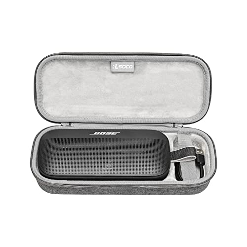 RLSOC Hartschalentasche für tragbare Lautsprecher, Grau von RLSOCO