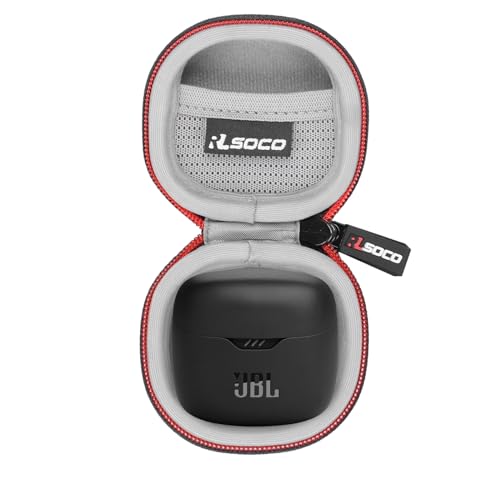 RLSOCO Hartschalen-Schutzhülle für JBL Tune Flex True Wireless Noise Cancelling Ohrhörer – Schwarz (nur Hülle) von RLSOCO