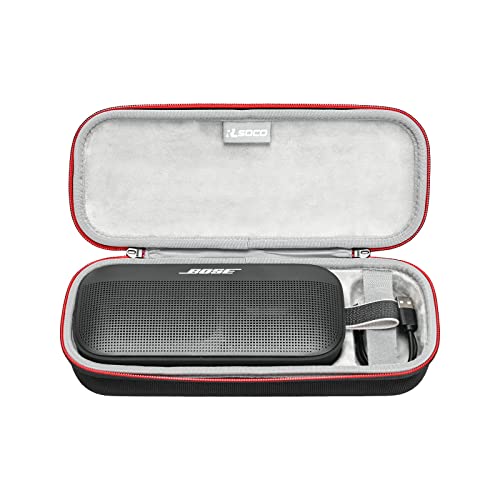 RLSOCO Tasche für Bose SoundLink Flex/SoundLink Flex 2nd Gen Bluetooth Speaker-Schwarz von RLSOCO