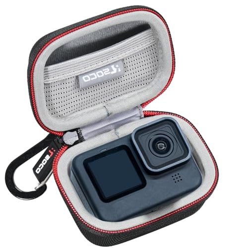 RLSOCO Tasche für DJI Osmo Action 4/Osmo Action 5 Pro & für GoPro HERO13/HERO12-/HERO11/HERO10/HERO9 wasserdichte Actionkamera (Nur Tasche) von RLSOCO