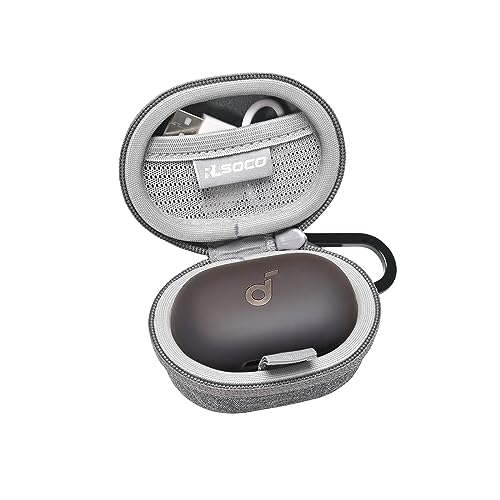 Tasche für Anker Soundcore Space A40 Kopfhörer Kabellos von RLSOCO -Grau (Nur Tasche) von RLSOCO