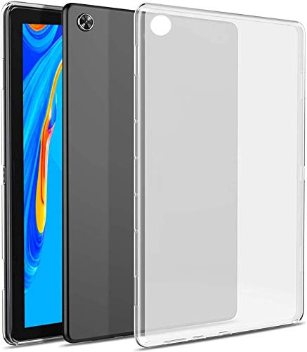 RLTech Hülle für Huawei MatePad T10, Transparent TPU Flexibel [Anti-Kratzer] [Kratzfest] Schutzhülle Durchsichtig Klar Silikon Case für Huawei MatePad T10 2020, Klar von RLTech