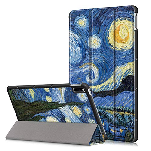 RLTech Hülle für Huawei MatePad T10, Ultra Schlank Schutzhülle Etui mit Standfunktion Smart Case Cover für Huawei MatePad T10 2020, Himmel von RLTech