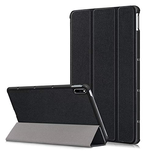 RLTech Hülle für Huawei Matepad 10.4, Ultra Schlank Schutzhülle Etui mit Standfunktion Smart Case Cover für Huawei Matepad 10.4 2020, Schwarz von RLTech