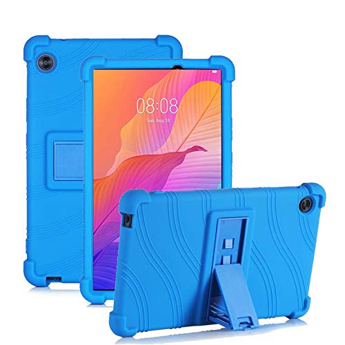 RLTech Hülle für Huawei Matepad T8, Leicht Silikon Weich Kindgerechte Hülle mit Standfunktion für Huawei Matepad T8 8.0 2020, Blau von Ewbob