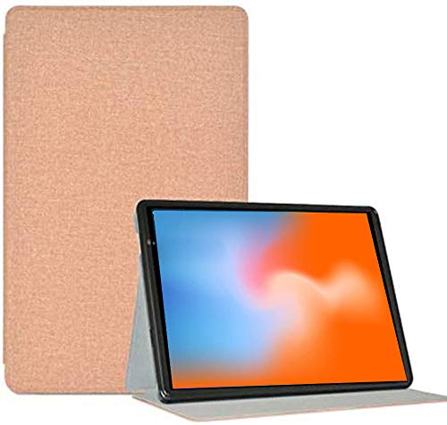 RLTech Hülle für LNMBBS P40, Ultra Schlank Schutzhülle Etui mit Standfunktion Case Cover für LNMBBS P40/BENEVE Tablet 10 Zoll, Gold von RLTech