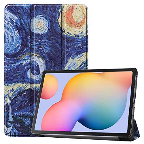 RLTech Hülle für Samsung Galaxy Tab S6 Lite 10.4 Zoll, Ultra Schlank Schutzhülle Etui mit Standfunktion Smart Case Cover für Samsung Galaxy Tab S6 Lite 10.4 P615/P610 2020, Himmel von RLTech