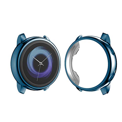 RLTech Hülle für Samsung Galaxy Watch Active 2 44mm, Ultra Schlank Silicone Schutzhülle Abdeckung Case Hülle für Samsung Galaxy Watch Active 2 44mm SM-R820,Blau von RLTech